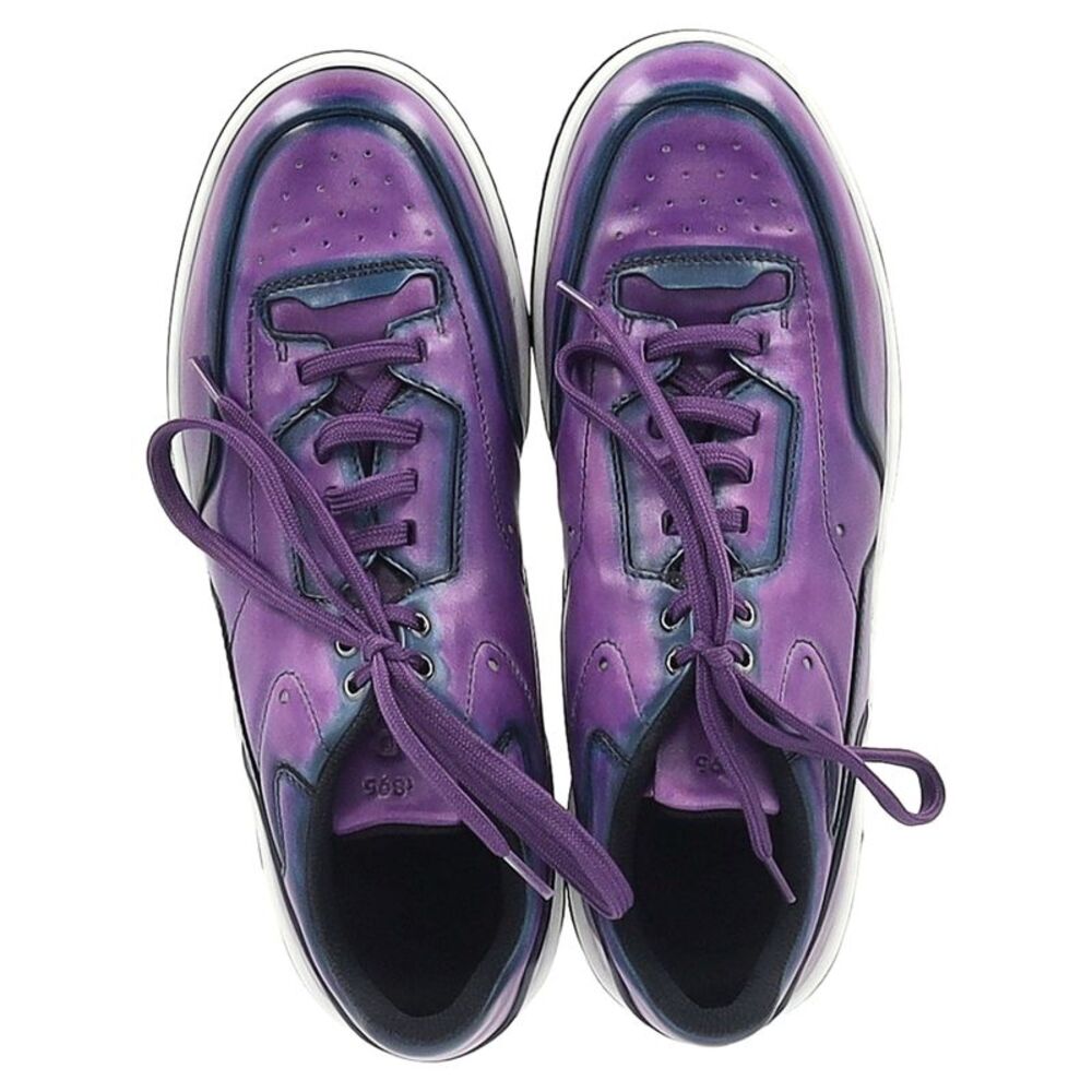 Purple Men's Sneakers - Picture 3 of 8